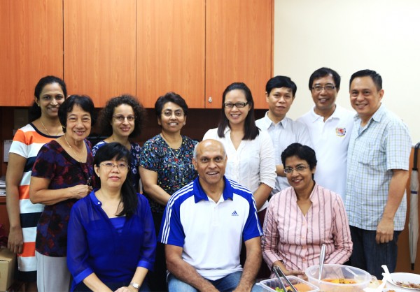 Wendy (top, third from left) with the ACCS team.
